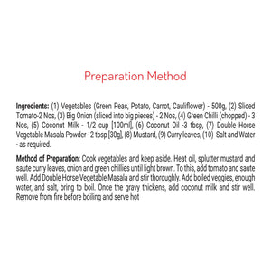 Vegetable Masala 100G