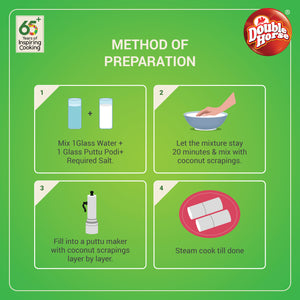 White Puttu Podi 1kg