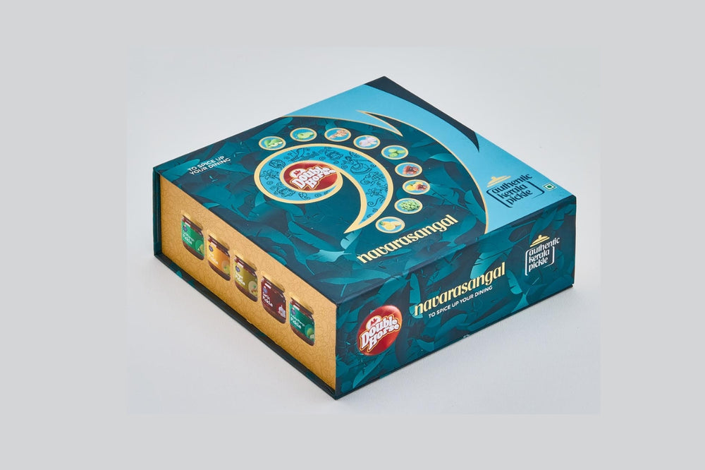 Kerala Veg Pickle Gift Box | Pack of 9 Flavours – 450g | Navarasangal Special