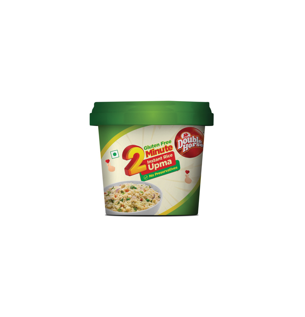Double Horse Gluten Free 2 Minutes Instatnt Rice Upma 80g