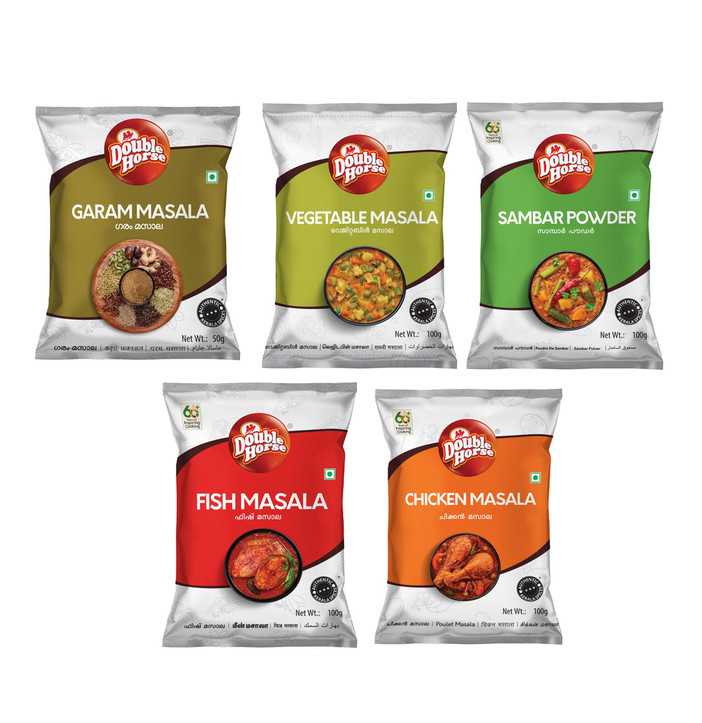Double Horse Ultimate Kitchen Masala Combo (Pack of 5)