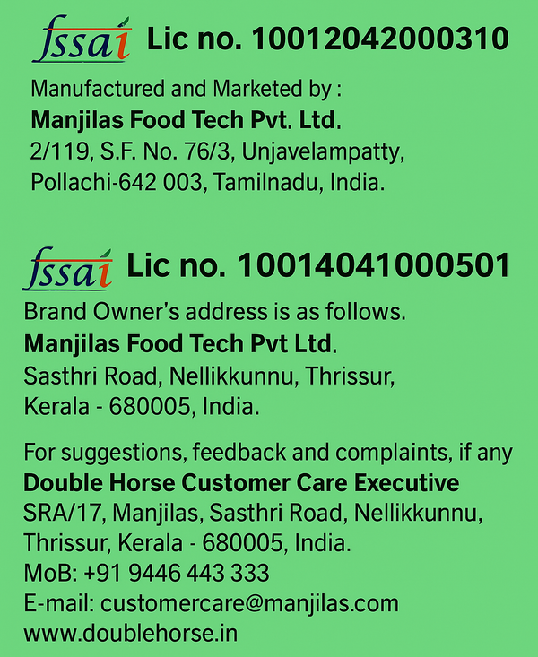 Double Horse Gluten Free 2 Minutes Instatnt Rice Upma 80g