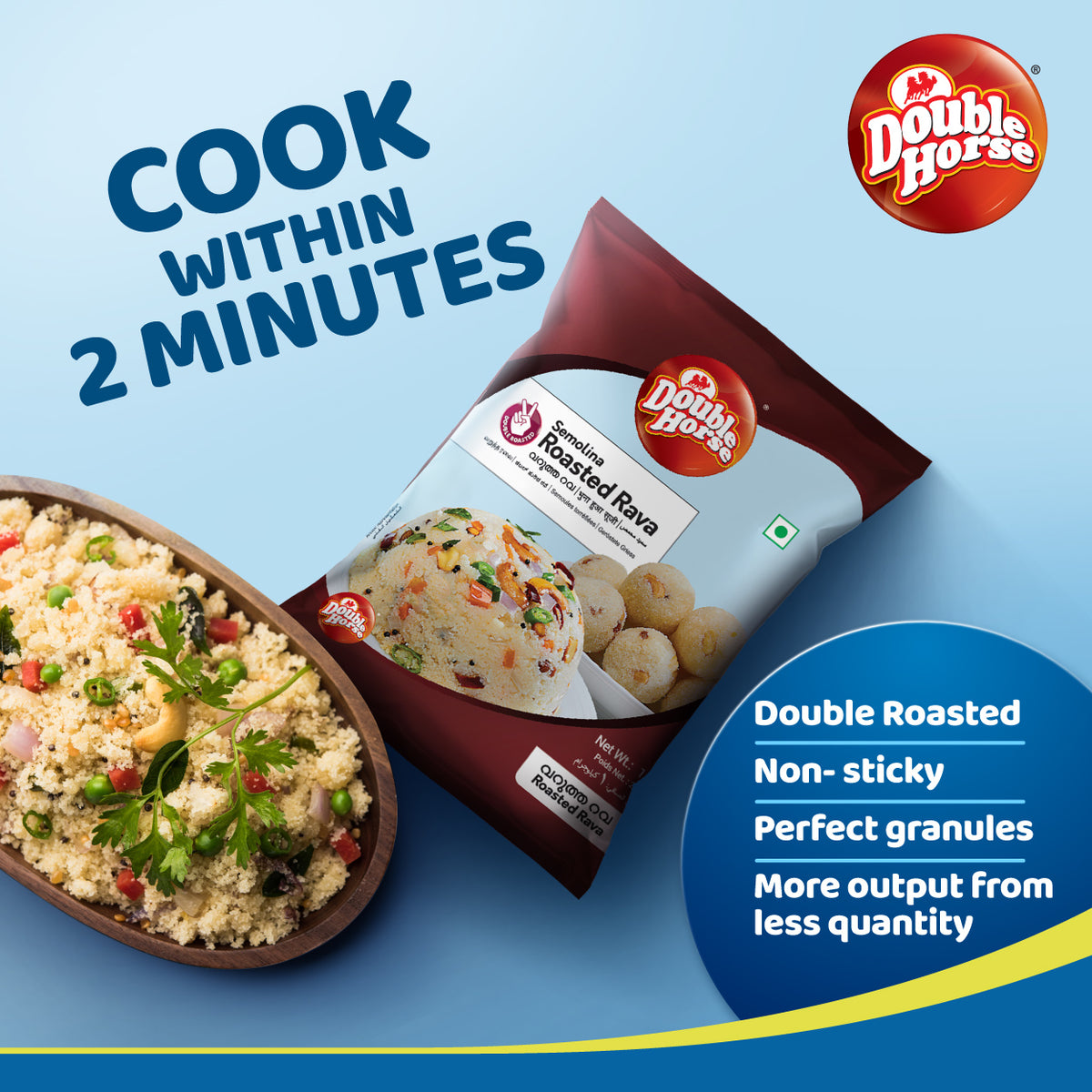 Devon Rava Double Roasted Rava