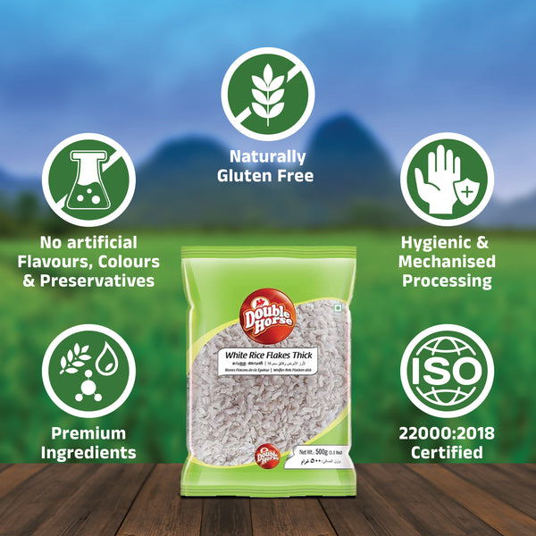 Aval White Thick 400g | White Rice Flakes Thick