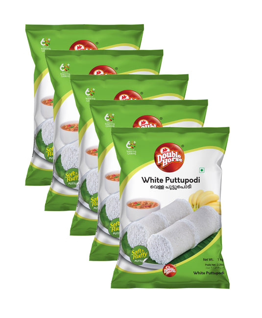 White Puttu Podi 1 kg | Pack of 5