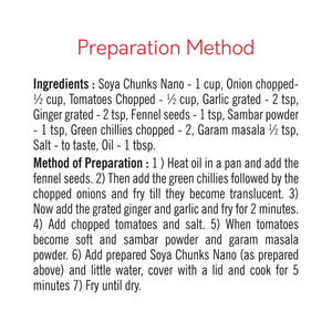 Soya Chunks Nano