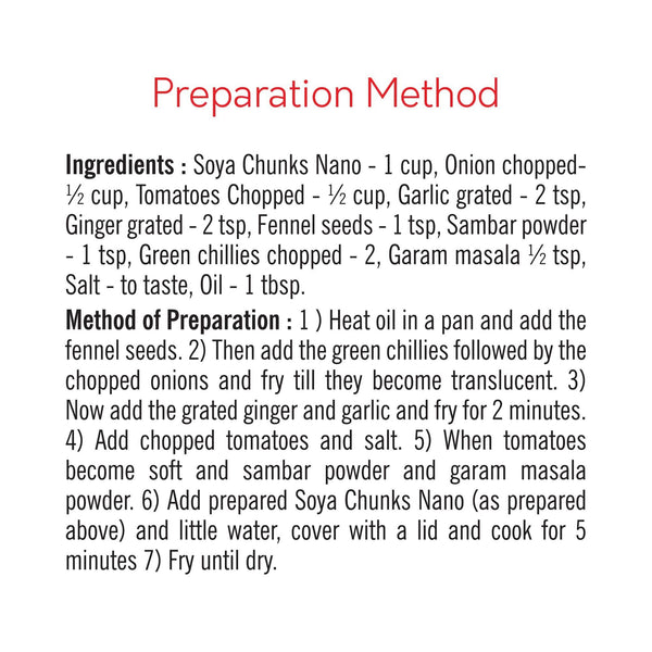 Soya Chunks Nano