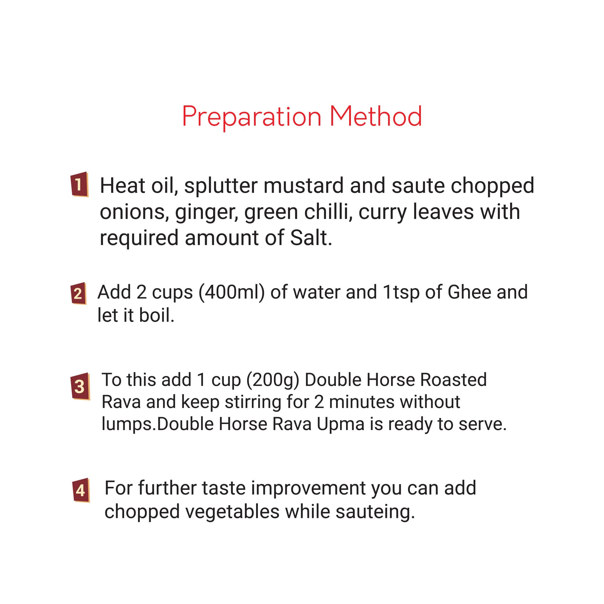 Double Roasted Rava 1Kg